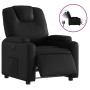 Sillón reclinable eléctrico de cuero sintético negro de , Sillones - Ref: Foro24-3204416, Precio: 261,66 €, Descuento: %