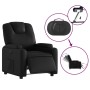 Sillón reclinable eléctrico de cuero sintético negro de , Sillones - Ref: Foro24-3204416, Precio: 261,66 €, Descuento: %