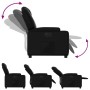 Sillón reclinable eléctrico de cuero sintético negro de , Sillones - Ref: Foro24-3204416, Precio: 261,66 €, Descuento: %