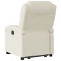 Sillón reclinable elevable eléctrico de cuero sintético crema de , Sillones - Ref: Foro24-3204241, Precio: 309,20 €, Descuent...