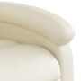 Sillón reclinable elevable eléctrico de cuero sintético crema de , Sillones - Ref: Foro24-3204241, Precio: 309,20 €, Descuent...