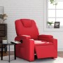 Sillón reclinable eléctrico de cuero sintético rojo de , Sillones - Ref: Foro24-3204421, Precio: 264,82 €, Descuento: %