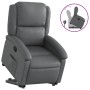 Sillón reclinable elevable cuero artificial gris de , Sillones - Ref: Foro24-3204229, Precio: 285,14 €, Descuento: %