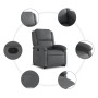 Sillón reclinable elevable cuero artificial gris de , Sillones - Ref: Foro24-3204229, Precio: 285,14 €, Descuento: %