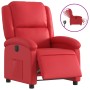 Sillón reclinable eléctrico de cuero sintético rojo de , Sillones - Ref: Foro24-3204217, Precio: 265,99 €, Descuento: %