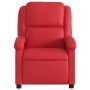 Sillón reclinable eléctrico de cuero sintético rojo de , Sillones - Ref: Foro24-3204217, Precio: 265,99 €, Descuento: %