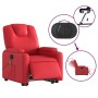 Red artificial leather electric lift majesty chair by , Armchairs - Ref: Foro24-3204456, Price: 336,66 €, Discount: %