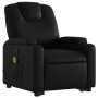 Black Artificial Leather Foot Massage Recliner by , Armchairs - Ref: Foro24-3204437, Price: 288,65 €, Discount: %