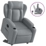 Sillón reclinable elevable de tela gris claro de , Sillones - Ref: Foro24-3204482, Precio: 268,96 €, Descuento: %