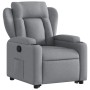 Sillón reclinable elevable de tela gris claro de , Sillones - Ref: Foro24-3204482, Precio: 283,99 €, Descuento: %