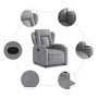 Sillón reclinable elevable de tela gris claro de , Sillones - Ref: Foro24-3204482, Precio: 283,99 €, Descuento: %