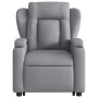 Sillón reclinable elevable de tela gris claro de , Sillones - Ref: Foro24-3204482, Precio: 283,99 €, Descuento: %