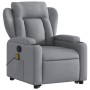 Light Gray Fabric Foot Recliner Massage Chair by , Armchairs - Ref: Foro24-3204494, Price: 290,05 €, Discount: %