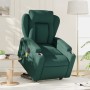 Sillón masaje eléctrico reclinable elevable tela verde oscuro de , Sillones - Ref: Foro24-3204524, Precio: 345,07 €, Descuent...