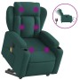 Electric massage chair with adjustable recliner, dark green fabric by , Armchairs - Ref: Foro24-3204524, Price: 339,99 €, Dis...