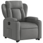 Sillón eléctrico reclinable elevable de tela gris oscuro de , Sillones - Ref: Foro24-3204507, Precio: 317,63 €, Descuento: %