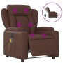 Reclining electric massage armchair in brown synthetic leather by , Armchairs - Ref: Foro24-3204539, Price: 294,43 €, Discoun...