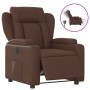 Sillón reclinable eléctrico de cuero sintético marrón de , Sillones - Ref: Foro24-3204532, Precio: 269,32 €, Descuento: %