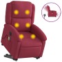 Red velvet liftable reclining massage chair by , Armchairs - Ref: Foro24-3204338, Price: 327,86 €, Discount: %