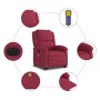 Sillón de masaje reclinable elevable terciopelo rojo tinto de , Sillones - Ref: Foro24-3204338, Precio: 327,86 €, Descuento: %