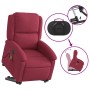 Red velvet liftable reclining massage chair by , Armchairs - Ref: Foro24-3204338, Price: 327,86 €, Discount: %