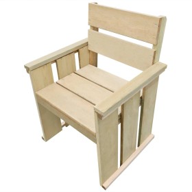 Silla de jardín de madera de pino impregnada de vidaXL, Sillas de jardín - Ref: Foro24-44909, Precio: 79,30 €, Descuento: %