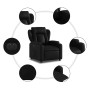 Sillón reclinable eléctrico de cuero sintético negro de , Sillones - Ref: Foro24-3204530, Precio: 277,14 €, Descuento: %