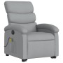 Sillón de masaje eléctrico reclinable elevable tela gris claro de , Sillones - Ref: Foro24-3204014, Precio: 311,45 €, Descuen...