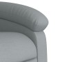 Sillón de masaje eléctrico reclinable elevable tela gris claro de , Sillones - Ref: Foro24-3204014, Precio: 311,45 €, Descuen...