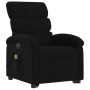 Sillón de masaje eléctrico reclinable elevable tela negro de , Sillones - Ref: Foro24-3204016, Precio: 318,12 €, Descuento: %