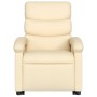 Sillón de masaje eléctrico reclinable elevable tela crema de , Sillones - Ref: Foro24-3204023, Precio: 329,30 €, Descuento: %