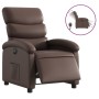 Sillón reclinable eléctrico de cuero sintético marrón de , Sillones - Ref: Foro24-3204028, Precio: 232,99 €, Descuento: %