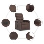 Sillón reclinable eléctrico de cuero sintético marrón de , Sillones - Ref: Foro24-3204028, Precio: 232,99 €, Descuento: %