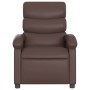 Sillón reclinable eléctrico de cuero sintético marrón de , Sillones - Ref: Foro24-3204028, Precio: 232,99 €, Descuento: %