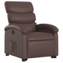 Sillón reclinable elevable cuero sintético marrón de , Sillones - Ref: Foro24-3204042, Precio: 249,33 €, Descuento: %