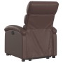 Brown synthetic leather lift-up recliner by , Armchairs - Ref: Foro24-3204042, Price: 249,33 €, Discount: %