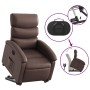 Brown synthetic leather lift-up recliner by , Armchairs - Ref: Foro24-3204042, Price: 249,33 €, Discount: %