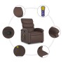 Brown Faux Leather Foot Massage Recliner by , Armchairs - Ref: Foro24-3204049, Price: 269,78 €, Discount: %