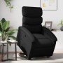 Sillón reclinable elevable cuero artificial negro de , Sillones - Ref: Foro24-3204040, Precio: 261,28 €, Descuento: %