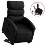 Sillón reclinable elevable cuero artificial negro de , Sillones - Ref: Foro24-3204040, Precio: 261,28 €, Descuento: %