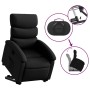 Black artificial leather liftable recliner chair by , Armchairs - Ref: Foro24-3204040, Price: 261,28 €, Discount: %