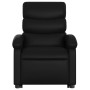 Sillón reclinable elevable cuero artificial negro de , Sillones - Ref: Foro24-3204040, Precio: 261,28 €, Descuento: %