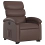 Sillón reclinable elevable eléctrico de cuero sintético marrón de , Sillones - Ref: Foro24-3204056, Precio: 295,32 €, Descuen...