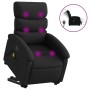 Black synthetic leather electric lifting massage chair by , Armchairs - Ref: Foro24-3204061, Price: 304,61 €, Discount: %