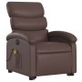 Brown synthetic leather electric lift massage chair by , Armchairs - Ref: Foro24-3204063, Price: 312,68 €, Discount: %