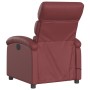 Sillón de masaje reclinable de cuero artificial rojo tinto de , Sillones - Ref: Foro24-3204037, Precio: 253,72 €, Descuento: %