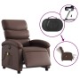 Brown synthetic leather electric reclining massage chair by , Armchairs - Ref: Foro24-3204035, Price: 250,76 €, Discount: %