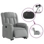 Sillón eléctrico reclinable elevable de tela gris claro de , Sillones - Ref: Foro24-3205340, Precio: 323,46 €, Descuento: %