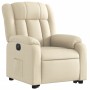 Sillón eléctrico reclinable elevable de tela color crema de , Sillones - Ref: Foro24-3205349, Precio: 310,89 €, Descuento: %