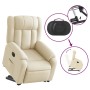 Sillón eléctrico reclinable elevable de tela color crema de , Sillones - Ref: Foro24-3205349, Precio: 310,89 €, Descuento: %